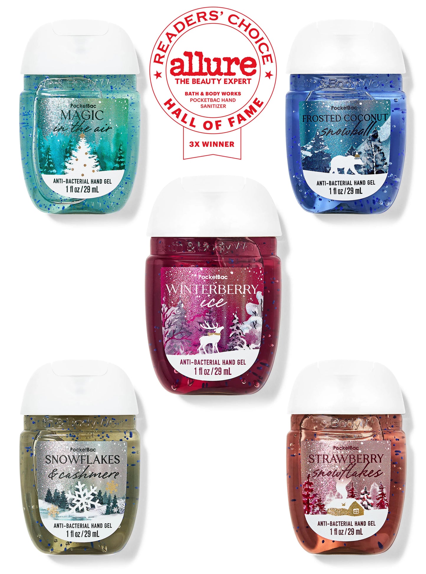 Bath&Body Works Polar Picks PocketBac 5-pack Set