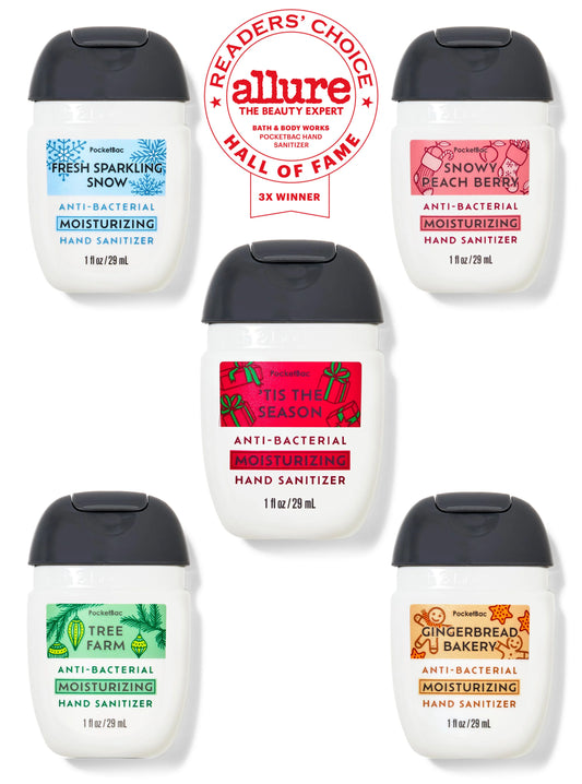 Bath&Body Works Holiday Moisturizing PocketBac 5-pack Set